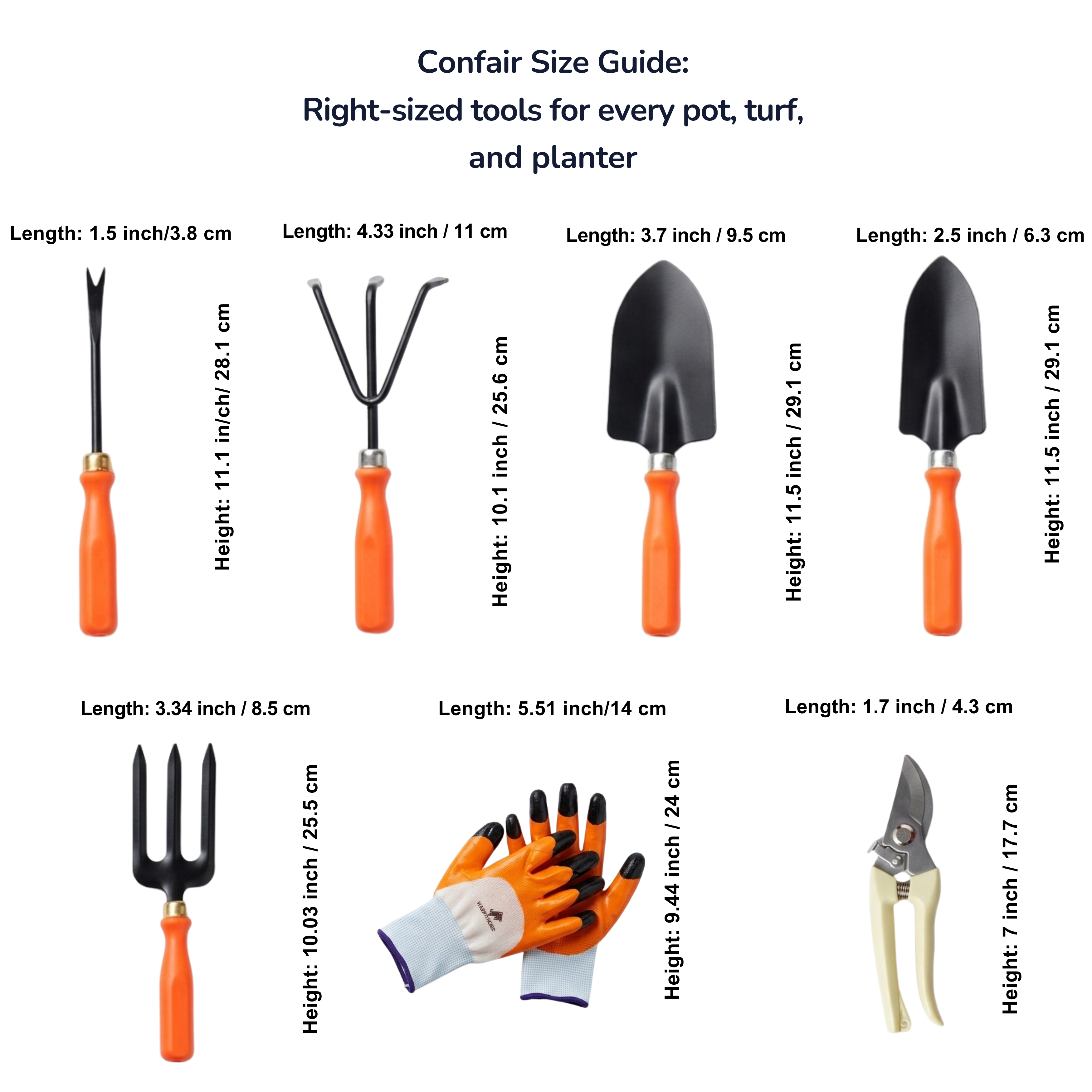 Garden Tools Kit 6 Pcs