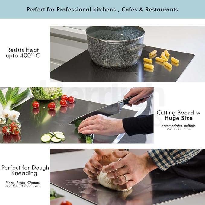 COUNTERTOP CHOPPING BOARD BIG STAINLESS STEEL