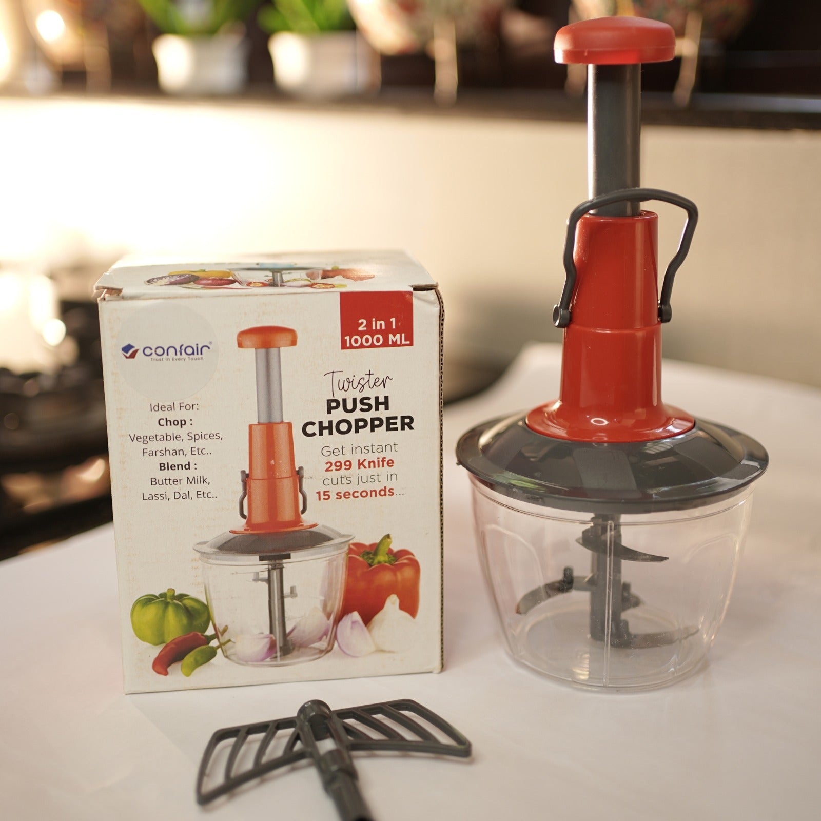 Manual  Push Chopper (1000 ml)