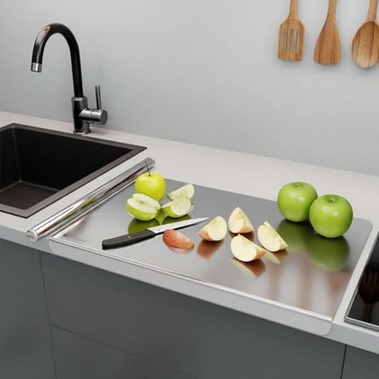 COUNTERTOP CHOPPING BOARD BIG STAINLESS STEEL