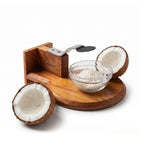 Manual Coconut Scraper with Table Edge Clamp